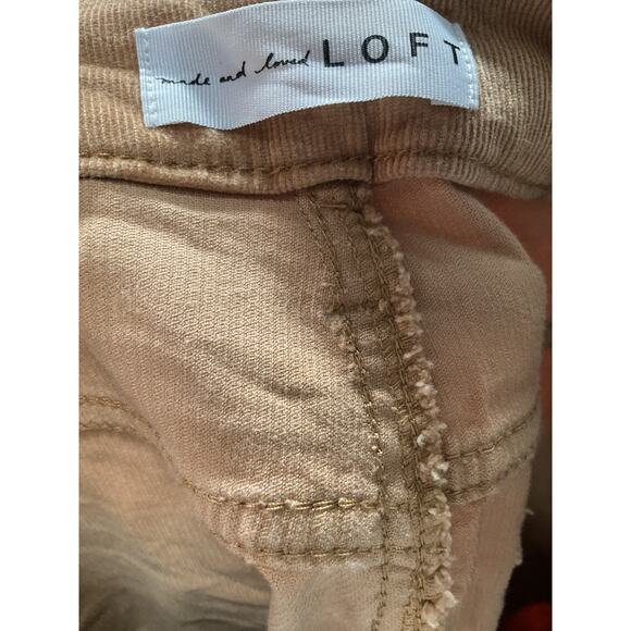 LOFT Beige Ankle Pants Sz 12 - Picture 3 of 3